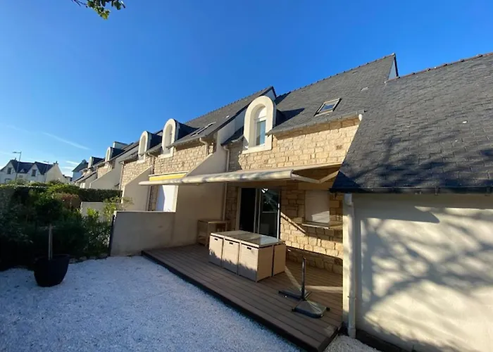 Maison-villa Quiberon, 5 personnes, jardin, proche du port, plages baie et océan